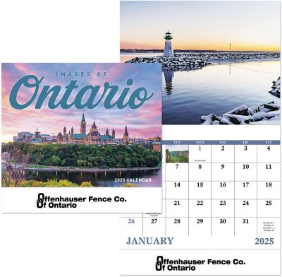 Images Of Ontario Stapled Wall Calendar