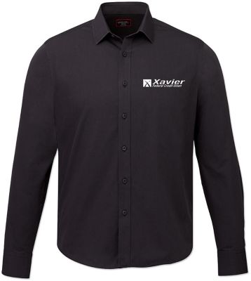 Wrinkle-Free Black Stone Shirt Black