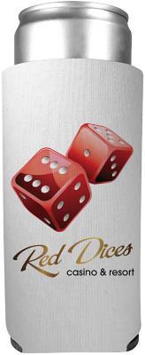 Custom New Years Eve Party Favors: Full Color Slim Kantastic Can Cooler 12 oz