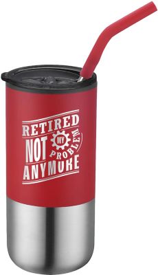 POD Engraved Drinkware: POD Element Tumbler With Straw 16 oz