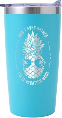 POD Engraved Drinkware: POD Adventure Brite Stainless Tumbler 20 oz
