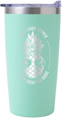 POD Engraved Drinkware: POD Adventure Brite Stainless Tumbler 20 oz