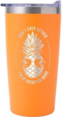 POD Engraved Drinkware: POD Adventure Brite Stainless Tumbler 20 oz