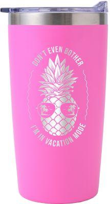POD Engraved Drinkware: POD Adventure Brite Stainless Tumbler 20 oz