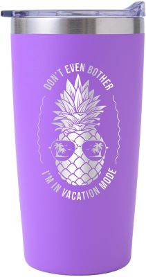 POD Engraved Drinkware: POD Adventure Brite Stainless Tumbler 20 oz