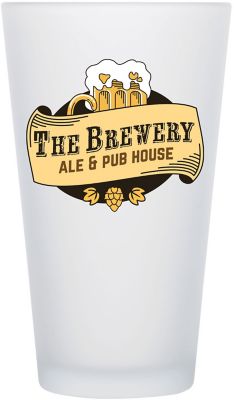 Top Picks: Full Color Frosted Pint Glass 16 oz