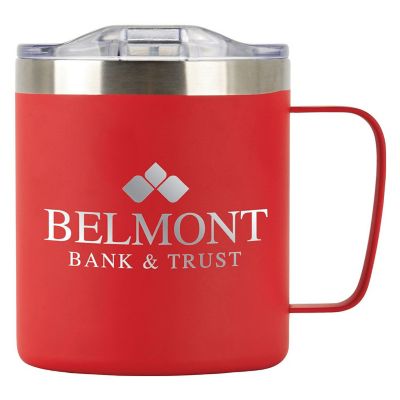 Financial: Cafe-To-Go Stainless Steel Coffee Mug 12 oz