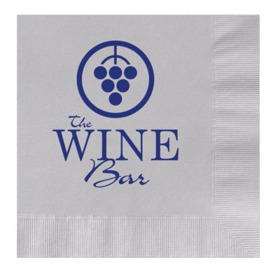 Napkins: Beverage Napkin Hot Stamp -Coined