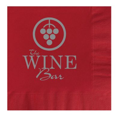 Napkins: Beverage Napkin Hot Stamp -Coined