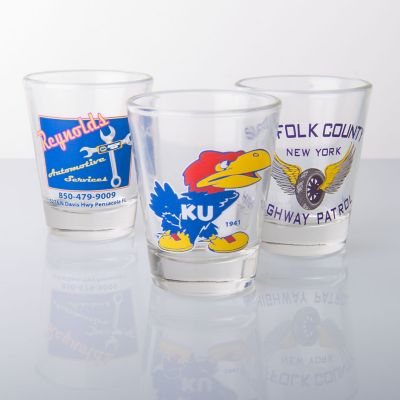 Full Color Drinkware: Full Color Shot Glass 1.5 oz