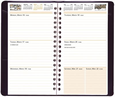 Corporate pocket calendar and custom day planners baldwin cooke