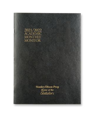 7x10 Planners: Monthly Monitor Academic 7X10 Desk Planner