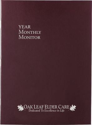 All Planners: Monthly Monitor With Silver Imprint