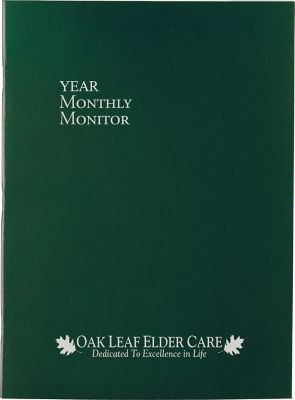 All Planners: Monthly Monitor With Silver Imprint