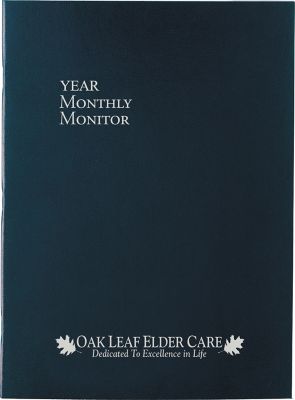 All Planners: Monthly Monitor With Silver Imprint