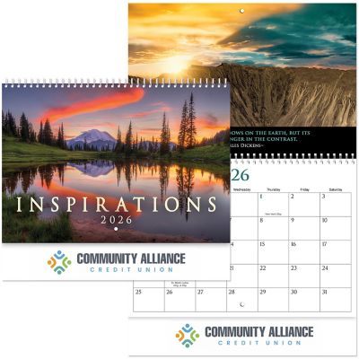 Financial: Full Color Inspirations Wall Calendar