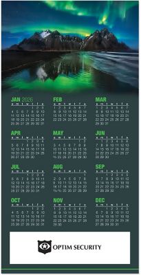 overalt Rædsel Kiks Northern Lights Tri-Fold Calendar