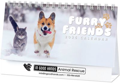 Made in the USA: Furry Friends Desk Calendar
