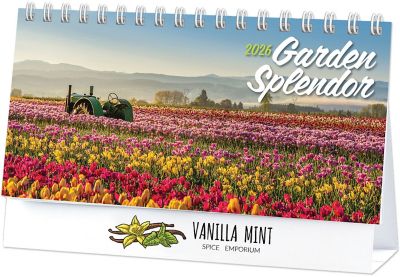 Garden Splendor Full Color Desk Calendar