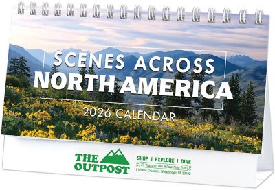 SCENES ACROSS AMERICA DESK CALENDAR