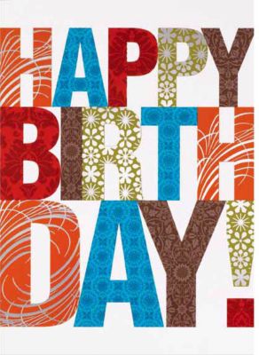 Presentation Collection: Colorful Birthday Card