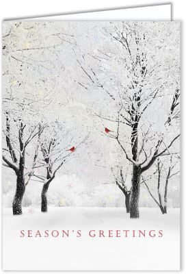 Presentation Collection: White Forest Holiday Card