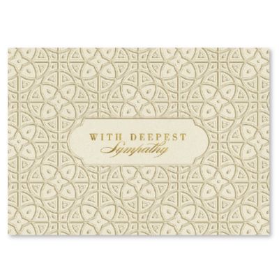 Presentation Collection: Deepest Sympathy Greeting Card