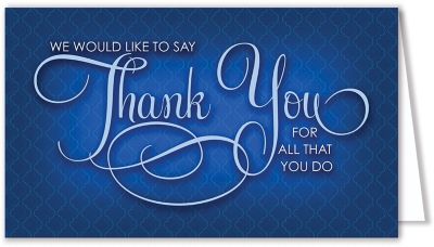 Presentation Collection: Grateful Business Greeting Card