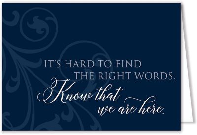 Presentation Collection: Here For You Greeting Card