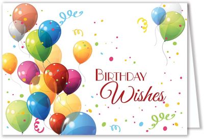 Greeting Cards: Birthday Wishes Card