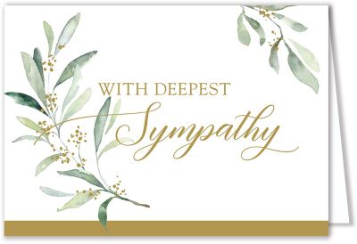 Specialty Cards: Sympathy Greenery Card