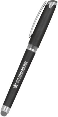Screen Printed Pens: Compass Softex Gel Glide Stylus Pen