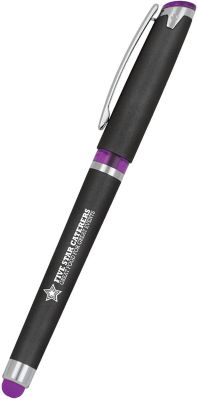 Screen Printed Pens: Compass Softex Gel Glide Stylus Pen
