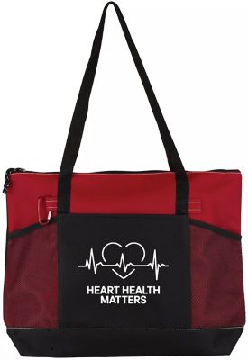 Heart Health Month: Premium Zippered Tote