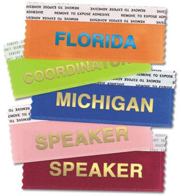 American Made Promotional Items: Printed Horizontal Satin Ribbon