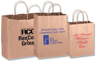 American Made Promotional Items: Natural Kraft Bag - Large