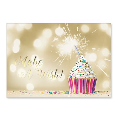 Presentation: Sparkling Candle Card