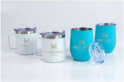 Saratoga: Cafe Mug And Cruise Tumbler Set Of 4