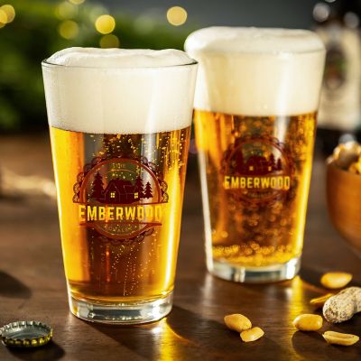 Gift Giving: Reusable Full Color Mixing Glass Set of 2 - 16 oz