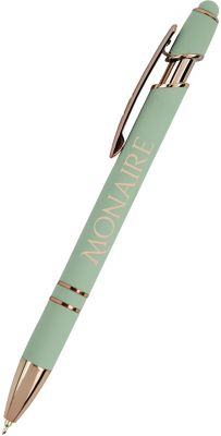 Ultima Pen Collection: Ultima Stylus Gel Glide Pen - Rose Gold