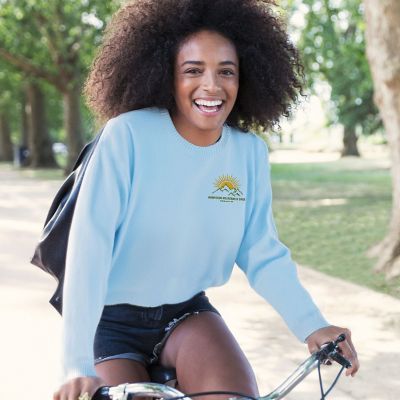 Travel & Destination Apparel: Women's Nantucket Crew Neck Pullover - Emb