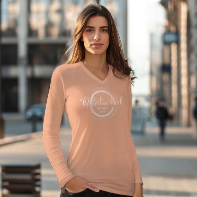 Travel & Destination Apparel: Womens Performance Vneck Tshirt
