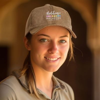 Travel & Destination Apparel: Pigment Dye Hat - Embroidered