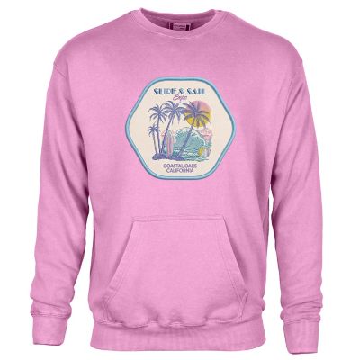 Unisex Crewneck W Kangaroo Pocket - Embroidery