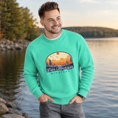 New Products: Garment Dye Crewneck Embroidery