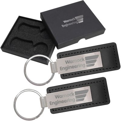 Souvenir: Dual Leatherette Keychain Gift Set