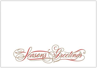 Planner Packaging: Seasons Greeting 7X10 Planner Mail Envelope