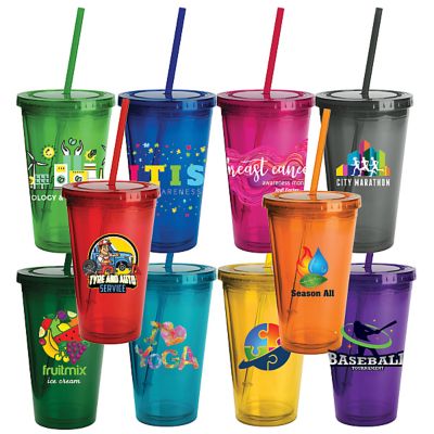 Brite Collection: Full Colour Sunsplash Colour Tumbler 16 oz