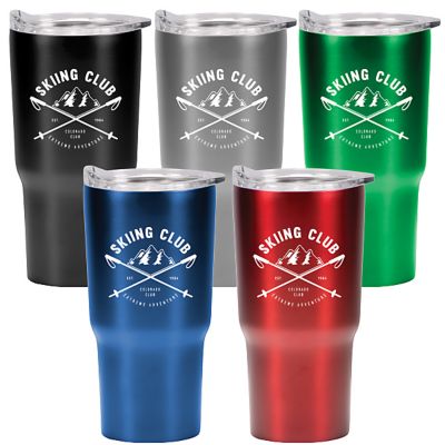 Financial: Conquest Stainless Steel Travel Tumbler 20 oz