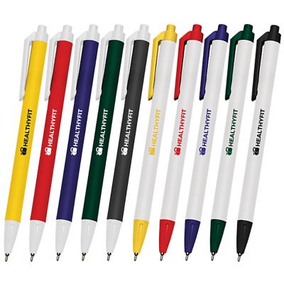Plastic Click Pens: Budget Pro Gel-Glide Pen